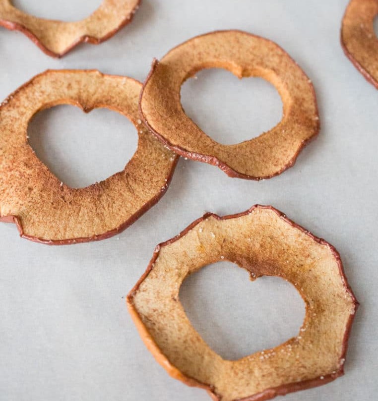 baked apple chips valentine's day